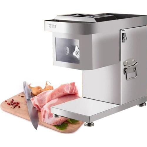 110V/220V Electric Meat Slicing Machine Fresh Pork And Lamb Slicer Shredder Dicing Machine High Efficiency Meat cutter