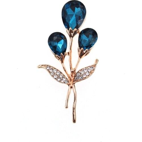 20pcs/lot Beautiful Fashion Crystal Rhinestone Flower Golden Silver Brooch Pin Flat Back