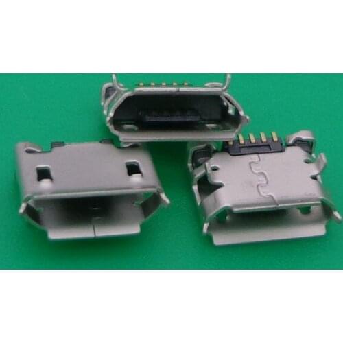 500pcs/lot For Alcatel 4010 OT4010 Vodafone 875 V875 micro mini 5 pin usb charge charging jack connector plug dock socket port