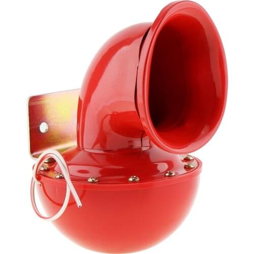 12V Metal Plastic Car Auto Electric Horn Snail Air Horn Super Loud Raging Sound Trumpet for Car Motorcycle Truck Boat Vehicle