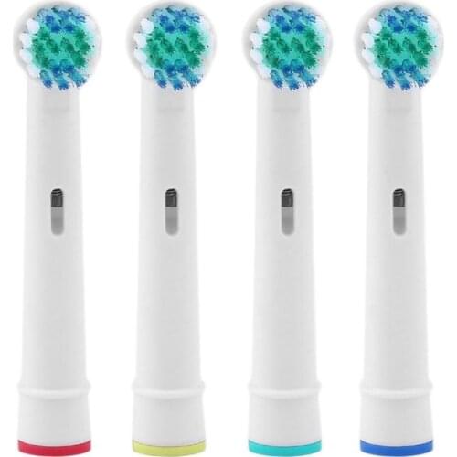 HOT Sale 4 Pcs/Set Precision Replacement Electric Toothbrush Heads Adult SB-17A For Oral B Braun Toothbrush Oral Hygiene Home Us