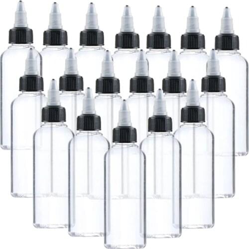 30Pcs PET Bottle 30ml/60ml/100ml/120ml E Liquid Refillable Bottle With Twist Off Caps Empty E juice Dropper Bottle