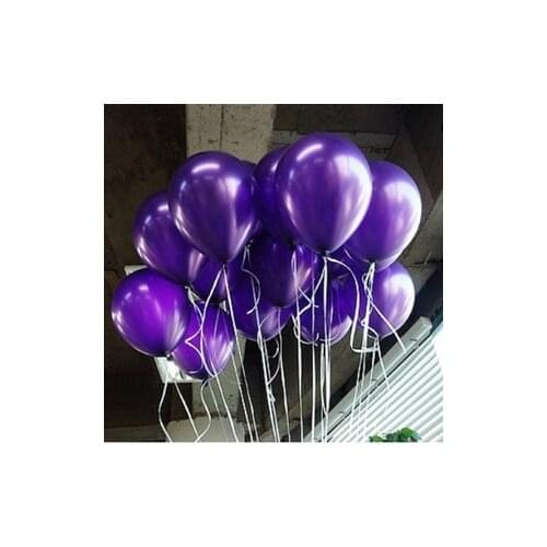 [ Fly Eagle ] 100pcs pearlizing balloon thickening balloon married balloon 12inch arch balloon Christmas decoration Dark Purple