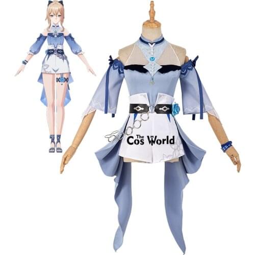 Genshin Impact Jean’s Sea Breeze Dandelion Summer Swimsuit Swimwear Outfit Games Cosplay Costumes