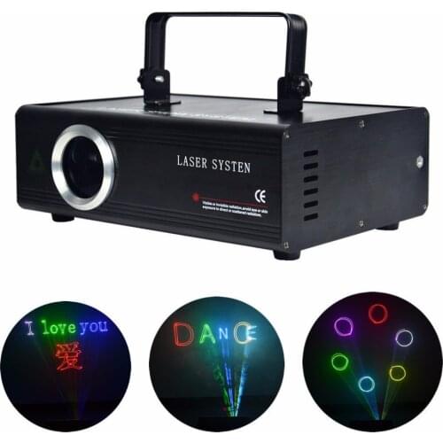 AUCD 40 KPPS DMX ILDA SD Card Source 1W RGB Projector Laser Ligths PRO Disco Bar DJ Party Show Beam Scanner Stage Lighting DA-F1