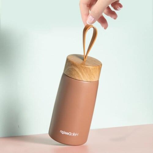 Fashion Mini Thermos Cup 304 Stainless Steel Tumbler Water Bottle Coffee Insulated Mug Travel Vacuum Flask Milk Thermal Bottle