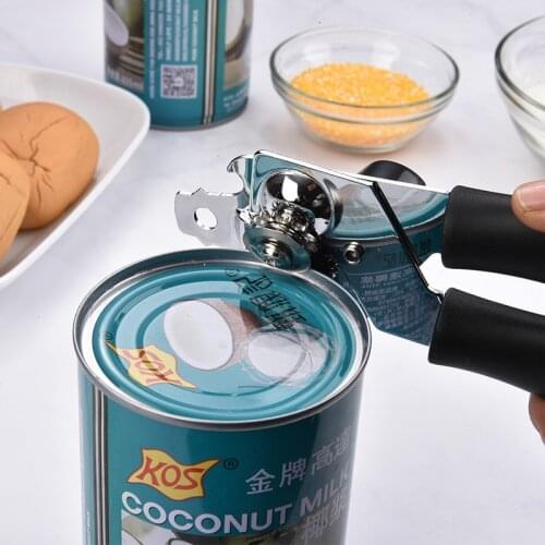 Stainless steel powerful can opener Multifunctional Canning knife kitchen lid opening tool Opener Kitchen accessories