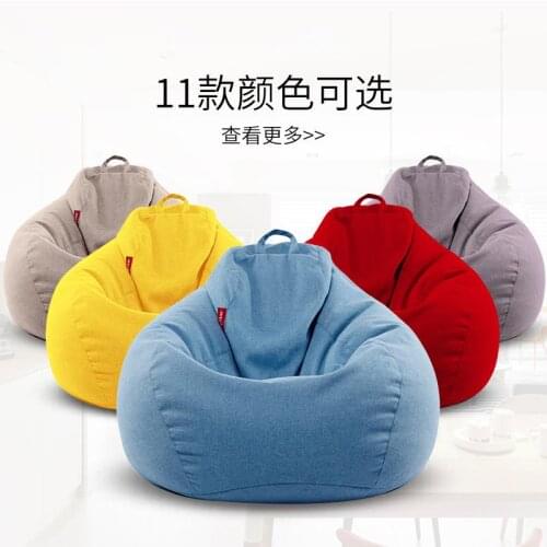 Single fabric sofa bean bag Leisure hotel furniture sofa chair tatami sedentary not tired Light movement Safety material daybed