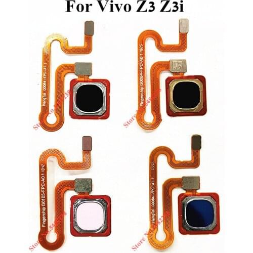 Original Fingerprint Sensor Connector For Vivo Z3 Z3i Home buttons Fingerprint Scanner Sensor unlock Button Flex cable Part