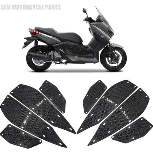 Motorcycle Accessories CNC Foot Rests Step Footrest Footpads Pedals Plate Cover Fit For Yamaha XMAX 300 X-MAX 250 300 2017-2020