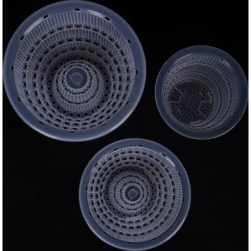 Practical Mesh Pot Plastic Clear Orchid Flower Container Planter Home Gardening Decoration