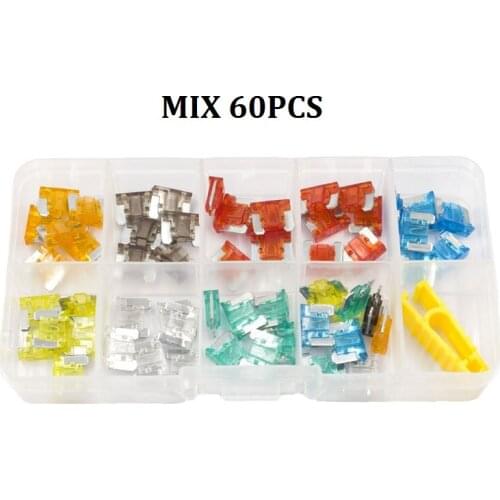 Fuse Car Blade Fuse Assortment Assorted Kit Mini Small Size Blade Set Auto Truck Automotive Fuse