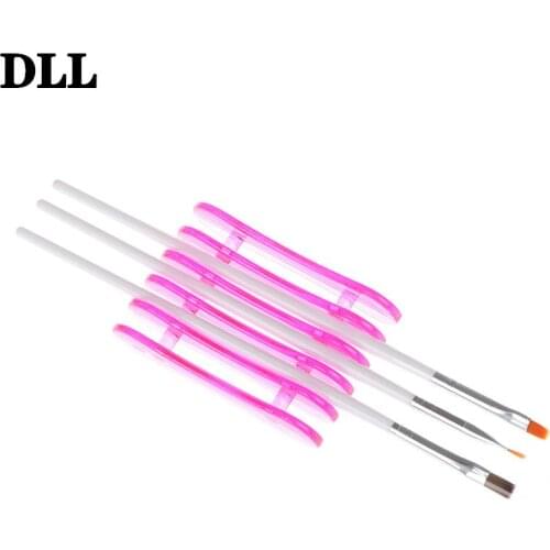 Professional Design Manicure Tools Nail Pen Brush Holder Makeup Brush Pen Holder Dispalyer Stand Rest Acrylic UV Gel