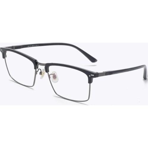Width-147 TR90 Eyeglasses frames half rim retro square eyebrow frame big face men women optical myopia glasses reading glasses