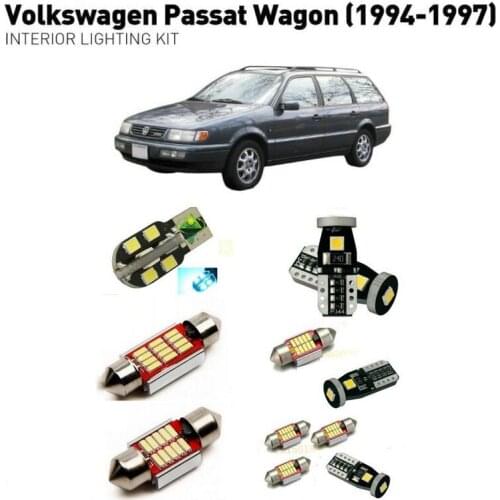 Led interior lights For volkswagen passat wagon 1994-1997 16pc Led Lights For Cars lighting kit automotive bulbs Canbus