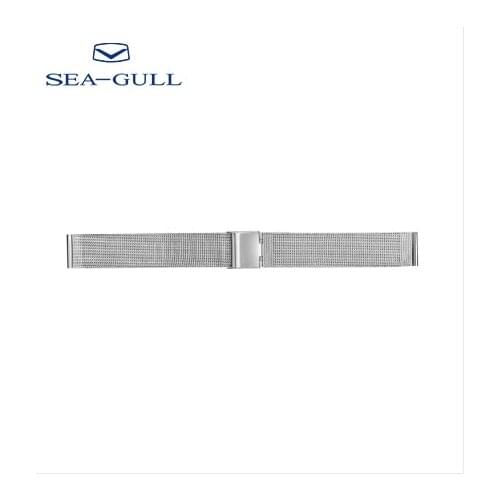 18 mm Seagull official genuine strap leather strap steel strap