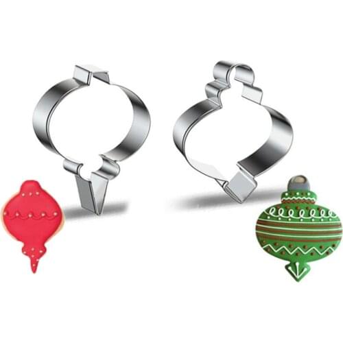 2pcs patisserie reposteria Pastry Pendant Metal Cookie Cutter Mold Baby Fondant Cake Decor Tools Chocolate Biscuit Cupcake Mould