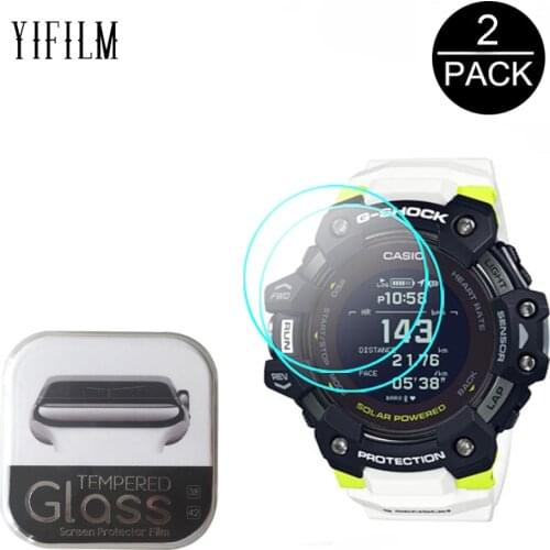 2Pcs Tempered Glass For Casio G-SHOCK GBD-H1000 1A7PR 1PR 4PR 8PR Watch HD 2.5D 9H Anti-Scratch Screen Protector Easy Install