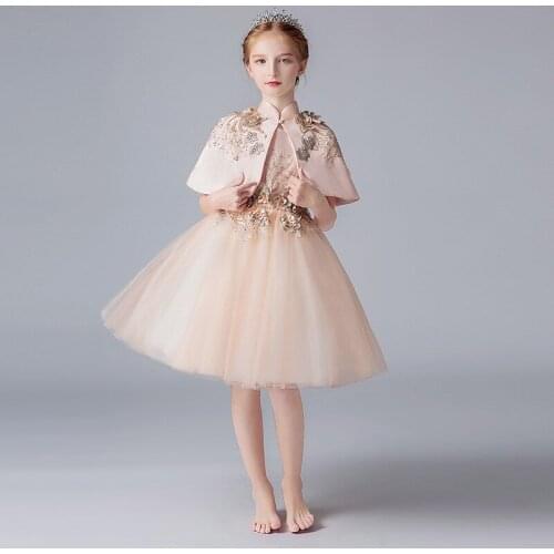 2019 New Lace Wedding Holy Dress the Flower Girl Zipper Party the Banquet Party Show Ball Dress Vestidos De Fiesta