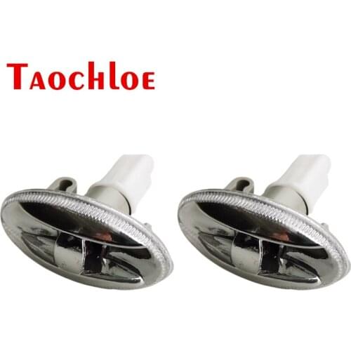 2Pcs 12V Side Blinker Front Fender Turn Signal Light For Peugeot For Citroen BERLINGO C6/C5/C2/206/207/407/307/607 Right Left