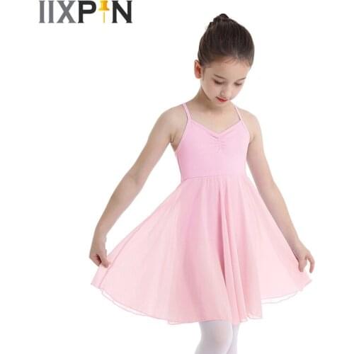 Ballet dress Girls ballerina dress kids Chiffon Ballet Dancer Leotard Dress balett dress for child gymnastic dress toddler girls