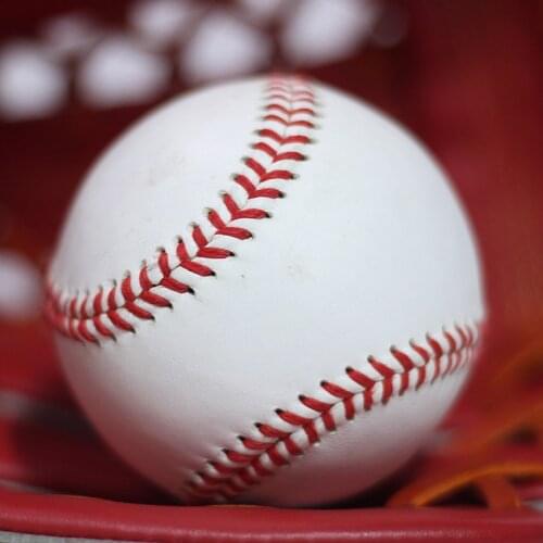 Standard size baseball 30% wool and leather covered baseball with wholesale