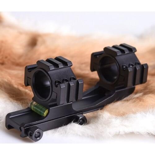 One Piece Picatinny Mounts 25.4/30mm Scope Rings Hunting Accessories With Bubble Level for Tactical Gun AR15 Hunting