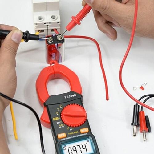 Digital Clamp Meter DC/ACVoltage AC Current Multimeter Ammeter Tester Car Amp Capacitance Diode Tester 1000V/600A