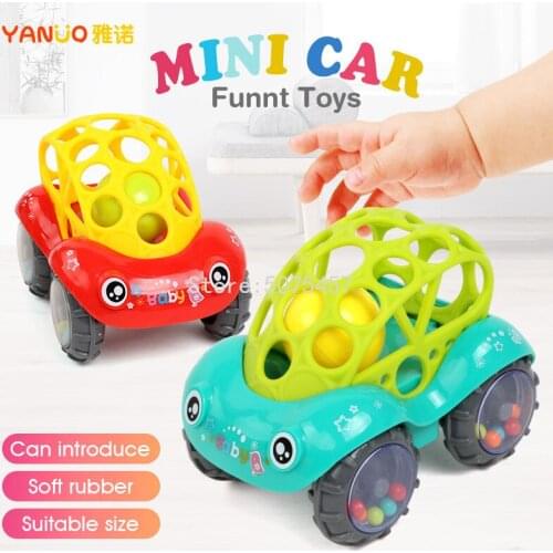 Baby Toys 0 12 Months Grasp Develop Baby Rattle Safe Newborn Teething Toys Hand Bell Educational Rattle Teether Toys For Babies