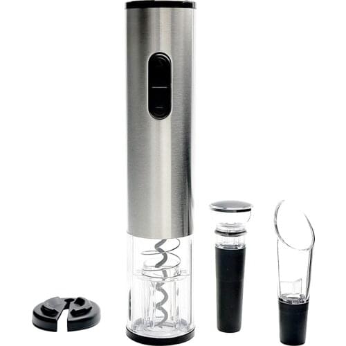 Electric Wine Opener Automatic Wine Bottle Opener Corkscrew Wine Opener with Foil Cutter Resuable Wine Opener 4 PCS Set