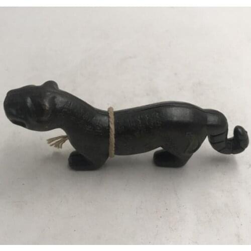 China archaize brass tiger crafts statue