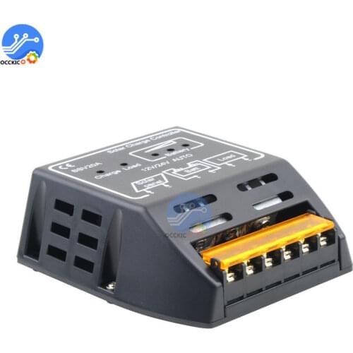 12V/24V 20A Solar Charger Controller Solar Panel Battery Power Bank Charging with Protection Function for Mini Solar System