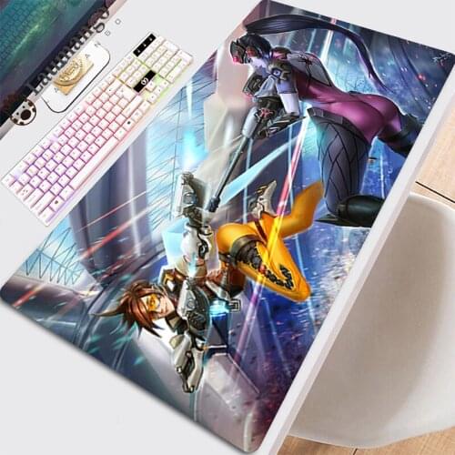 Keyboard Pads Mouse Long Accessories Gaming Mause White Gamer Complete Extended Anime Mausepad Mousepad Company Kawaii Overwatch