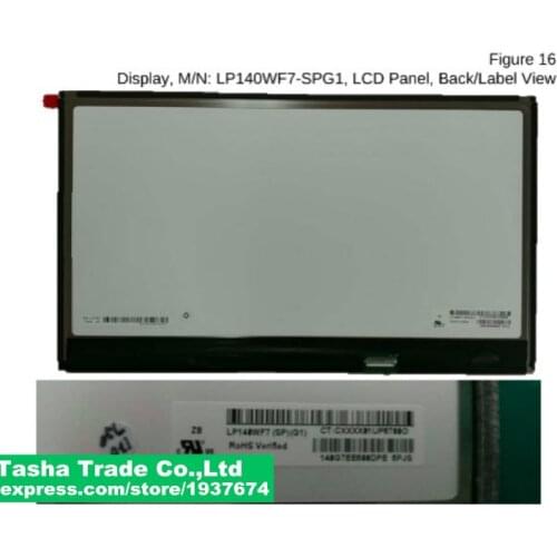 LP140WF7-SPG1 For LG NT-14Z980 gram 14Z980 Notebook 14 inch LCD screen LP140WF7 SPG1 LED LCD screen IPS matrix