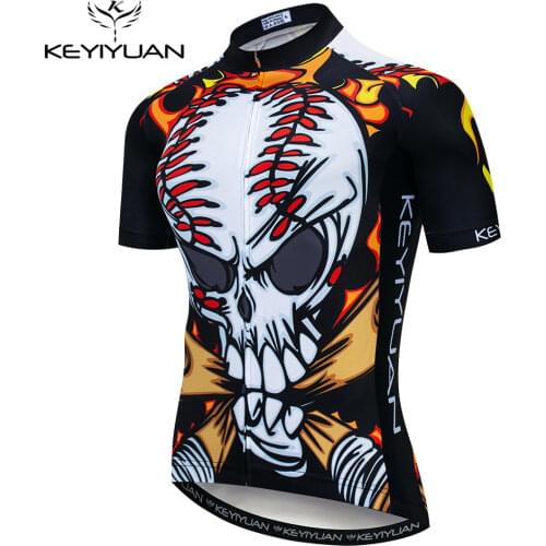 2021 New Keyiyuan Mens Cycling Jerseys Short Sleeves Bike Bicycle Shirt Ropa Ciclismo Hombre Verano