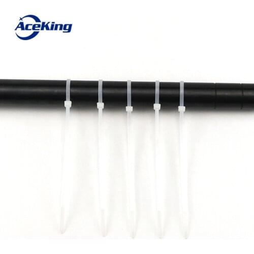 Self-locking nylon binding belt 3*200mm binding belt 100 fixed plastic binding belt wire harness with white buckle binding belt