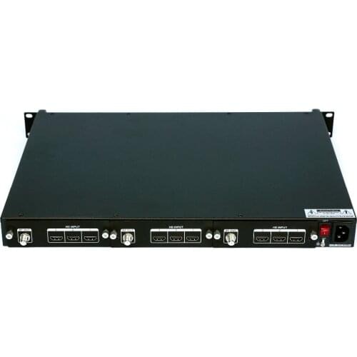 SKD1911 DVB-C Modulator 9 Channels HDMI 1080P to 4 RF DVB-C J.83A/C output, LAN WIFI management, Modularization Design