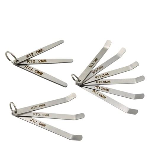 Special feeler gauge for carts 3mm2.2mm2m engine valve clearance adjustment ruler