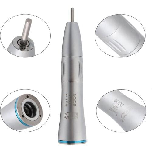 Dental Low Speed Handpiece Inner Water Spray Air Turbine Straight Handpiece Dental Handpiece BODE BD123S