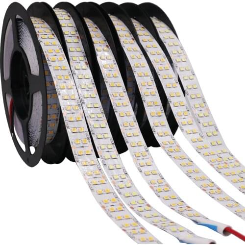 5M LED Strip Light Lamp Ultra Bright 2835 240Leds/m Ribbon Light Tape Warm Natural Cold White Waterproof Led Light Strip 12V 24V