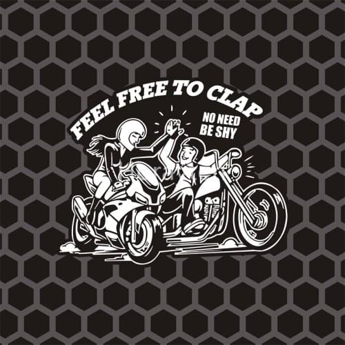 Reflective Car Stickers for GP Racing No Need Be Shy Viehicle Motorcycle Trucks Vans SUV Laptops Car Styling Decals