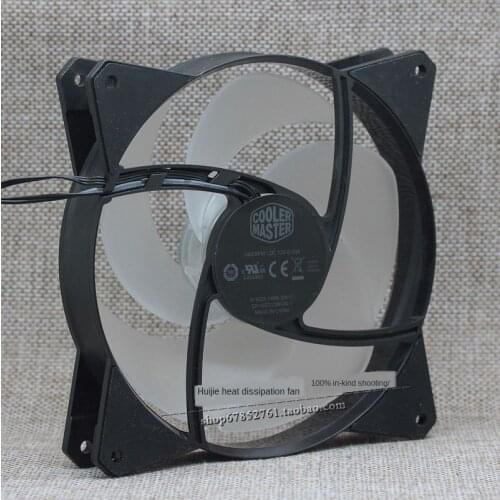 140mm Pc Cooling Fan 14cm A14025-14RB-3JN-F1 DC 12V 0.5A 14CM 14cm Red Cooling Fan Led Light