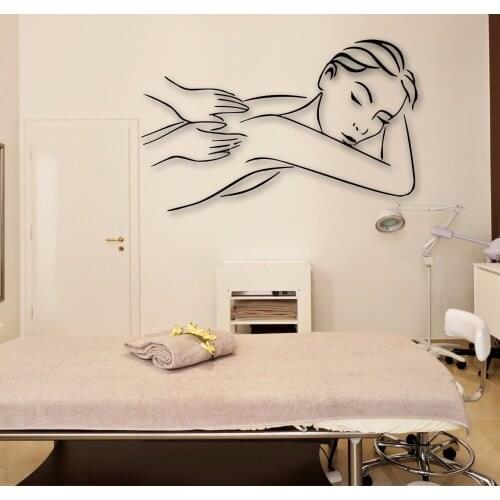 Vinyl Wall Decal Massage Therapy Spa Relax Beauty Salon Wall Art Sticker, Sexy Woman Vinyl Decal Decors vinilos parede A700