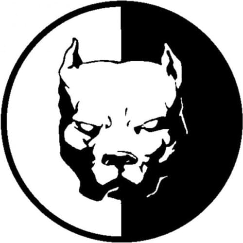 Pitbull Dog Bulldog Car Sticker Decoration Decal Waterproof Auto Car Styling Car Stickers Decal Creative Exterior Accessories
