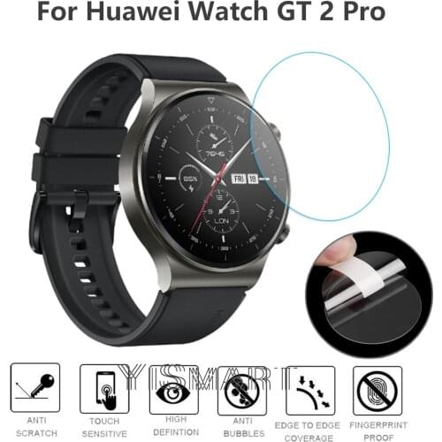For HUAWEI WATCH GT2 Pro 46mm Tempered Glass Screen Protector Hydrogel TPU Protective Film for Huawei GT 2 Pro Anti Blue UV