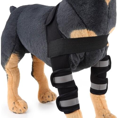 1 Set Dog Elbow Protector Sleeve Elbow Pad Dog Canine Leg Hock Joint Protection Wounds with Bandage Wrap Heals Sprains Helps