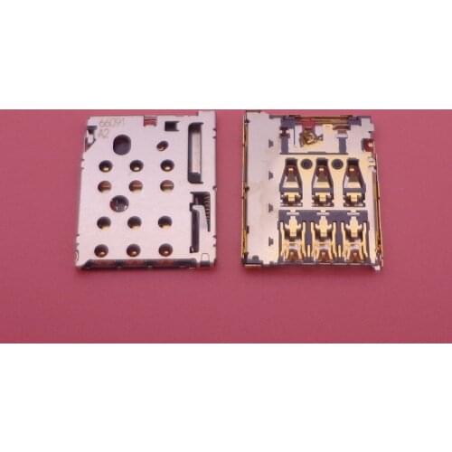 10pcs/lot new for Nokia Lumia 830 735 730 550 950 XL SIM card reader connector holder SIM tray SIM reader socket module