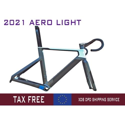 2021 TOP AERO Light Road T1000 UD New Carbon Road Bike Frame Disc Brake Disk Bicycle Frameset Handlebar Ship DPD XDB