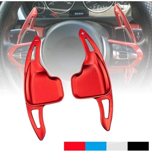 Aluminum Auto Car Steering Wheel Shift Paddle Blade Shifter Extension For F30 F31 F32 F10 F20 F15 F16 X1 X3 X4 X5 X6