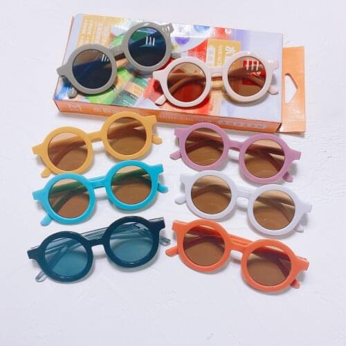 Baby Sunglasses Popular Toddler Children UV400 Frame Goggles Outdoor Kids Cute Girls Summer Beach Holiday Eyewear New